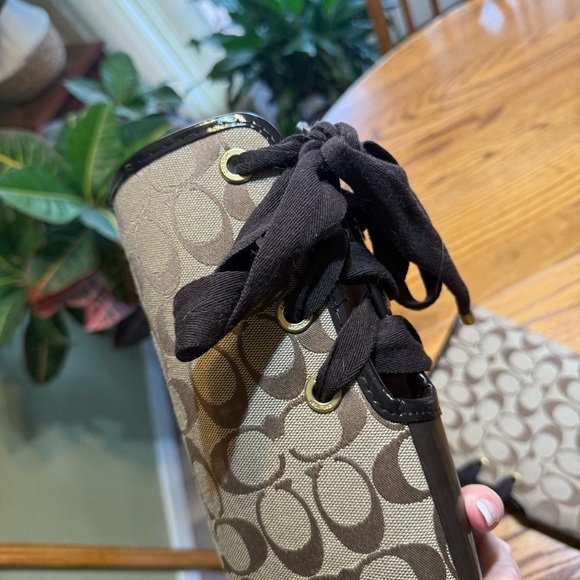 Coach Rain Boots Y2K Size 7B - Picture 3 of 9